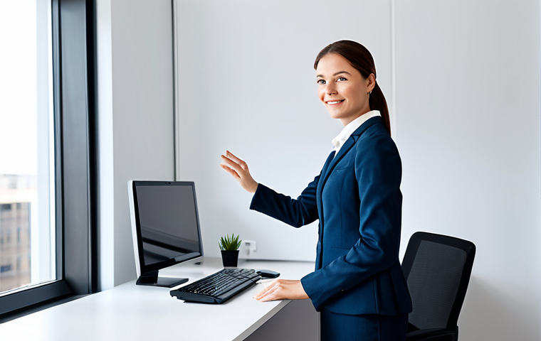 Smart Air Conditioning in a Professional Office**
A professional individual, fully clothed in modest business attire, working diligently at a clean, modern desk in a well-lit, contemporary office. A sleek, energy-efficient smart air conditioning unit is subtly visible on the wall, indicating advanced climate control and quiet operation. The scene exudes comfort and productivity, emphasizing smart technology for energy saving and a professional environment. Perfect anatomy, correct proportions, natural pose, well-formed hands, proper finger count, natural body proportions, professional photography, high quality, safe for work, appropriate content, fully clothed, professional dress, family-friendly.
**